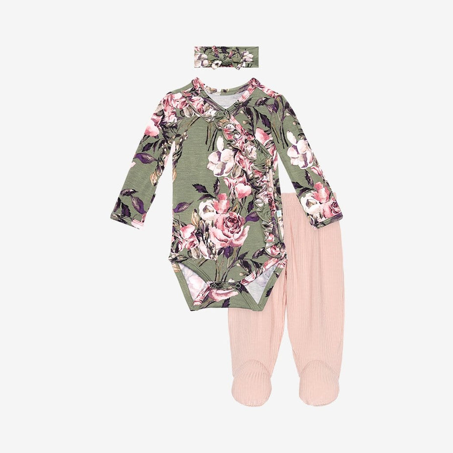 Seraphine Ruffled Kimono Set