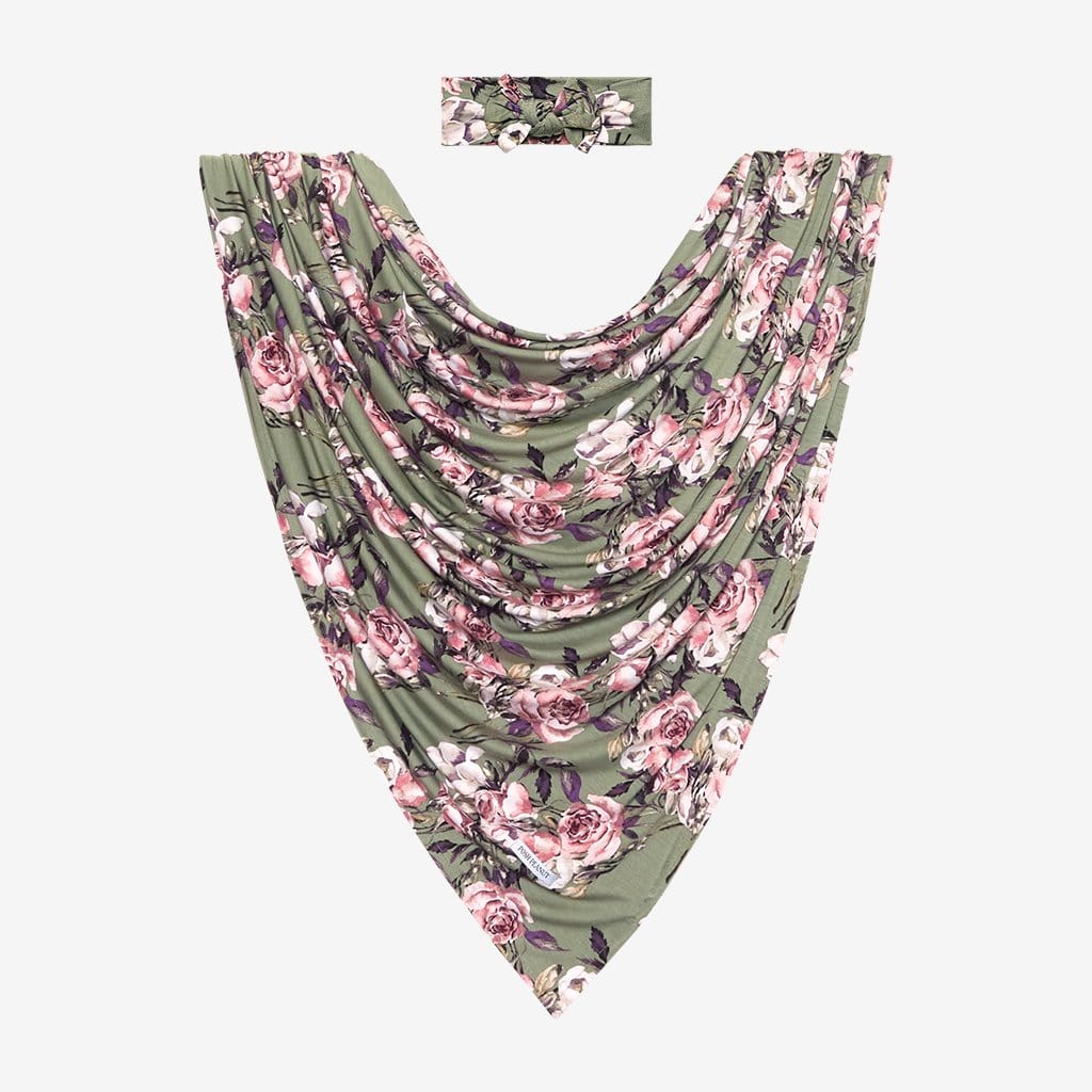 Seraphine swaddle headband set