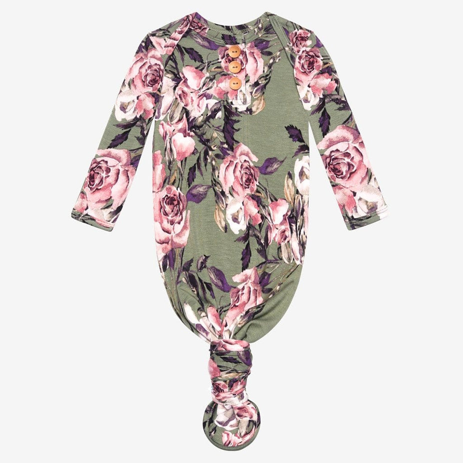 Seraphine button knotted gown