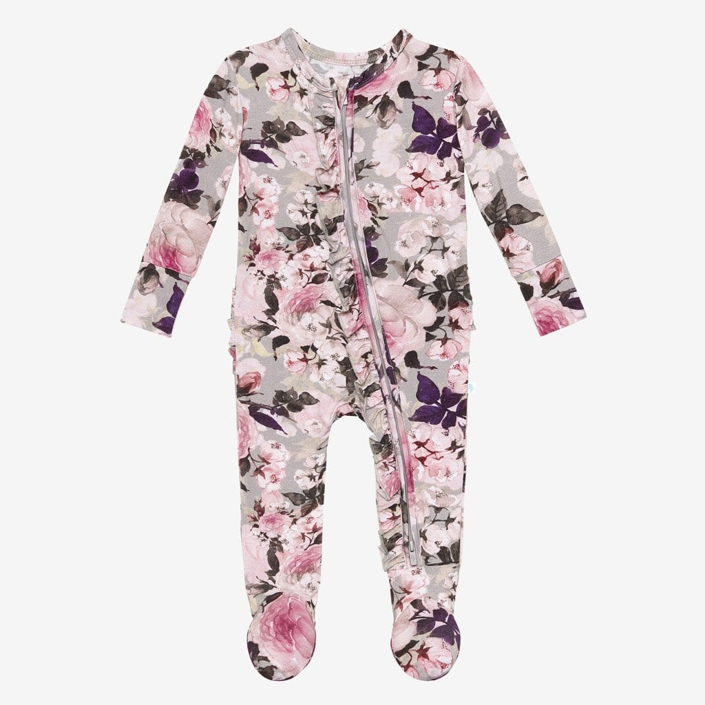 Tessa Footie Ruffled Zippered One Piece