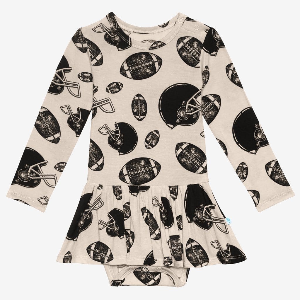 Touchdown long sleeve twirl skirt bodysuit