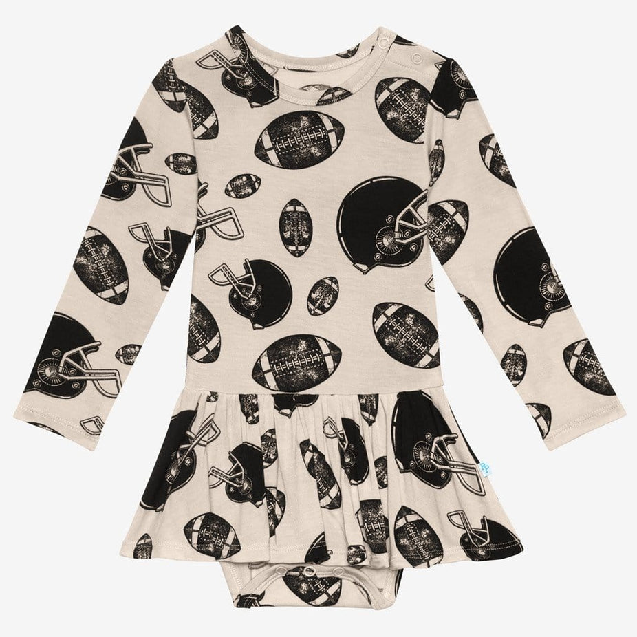 Touchdown long sleeve twirl skirt bodysuit