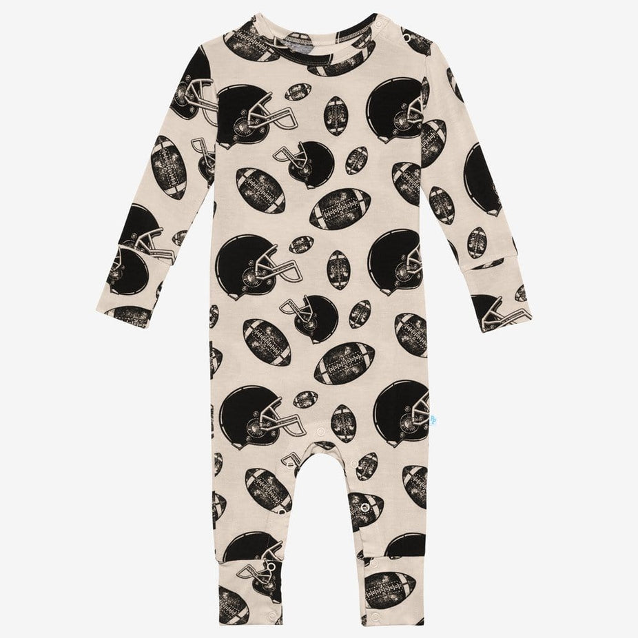 Touchdown long sleeve romper