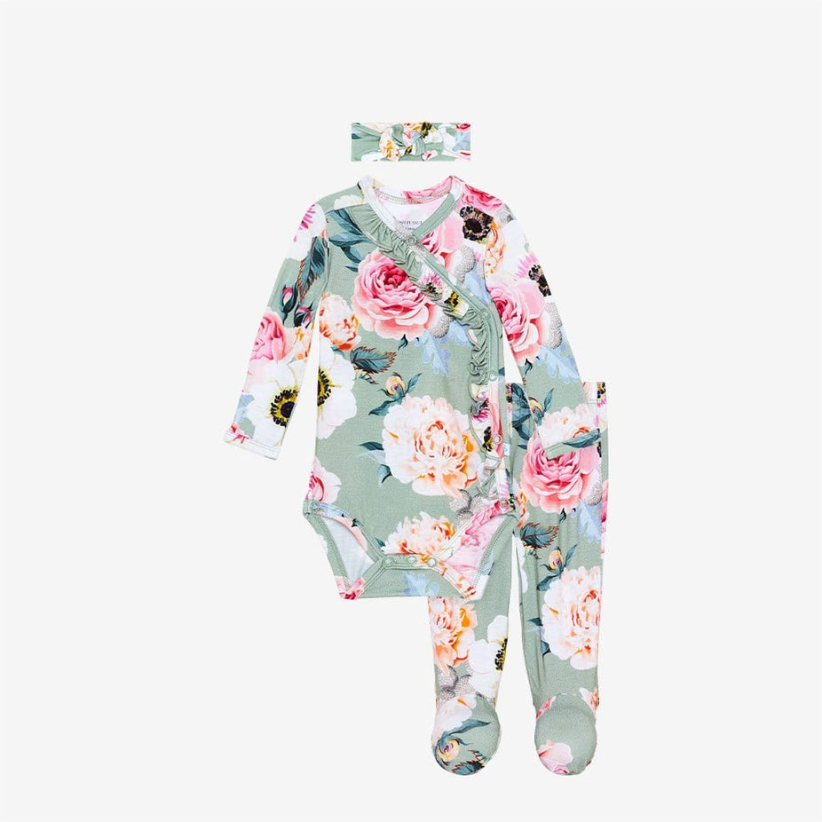 Jolie Ruffled Kimono Set