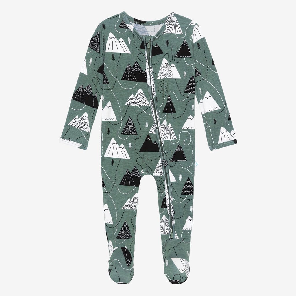 Lincoln Footie Zippered One Piece
