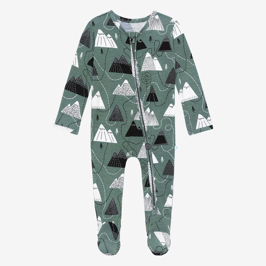 Lincoln Footie Zippered One Piece
