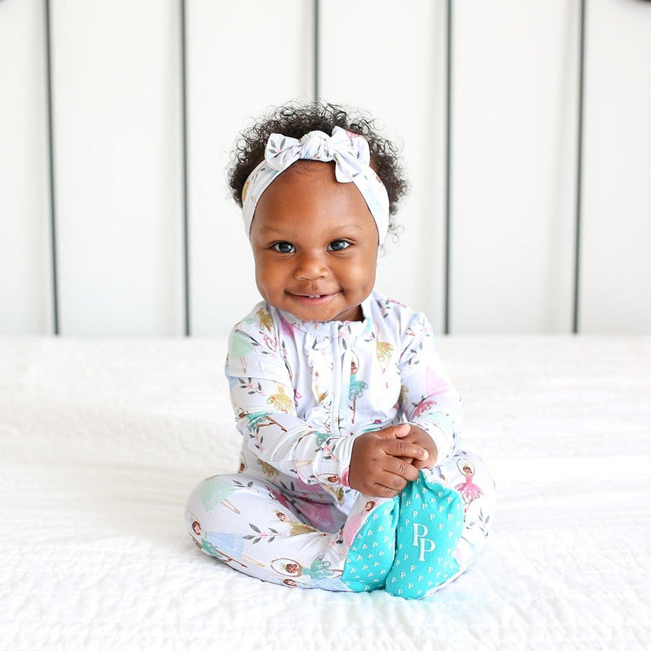Baby on Noel Footie Ruffled Zippered One Piece