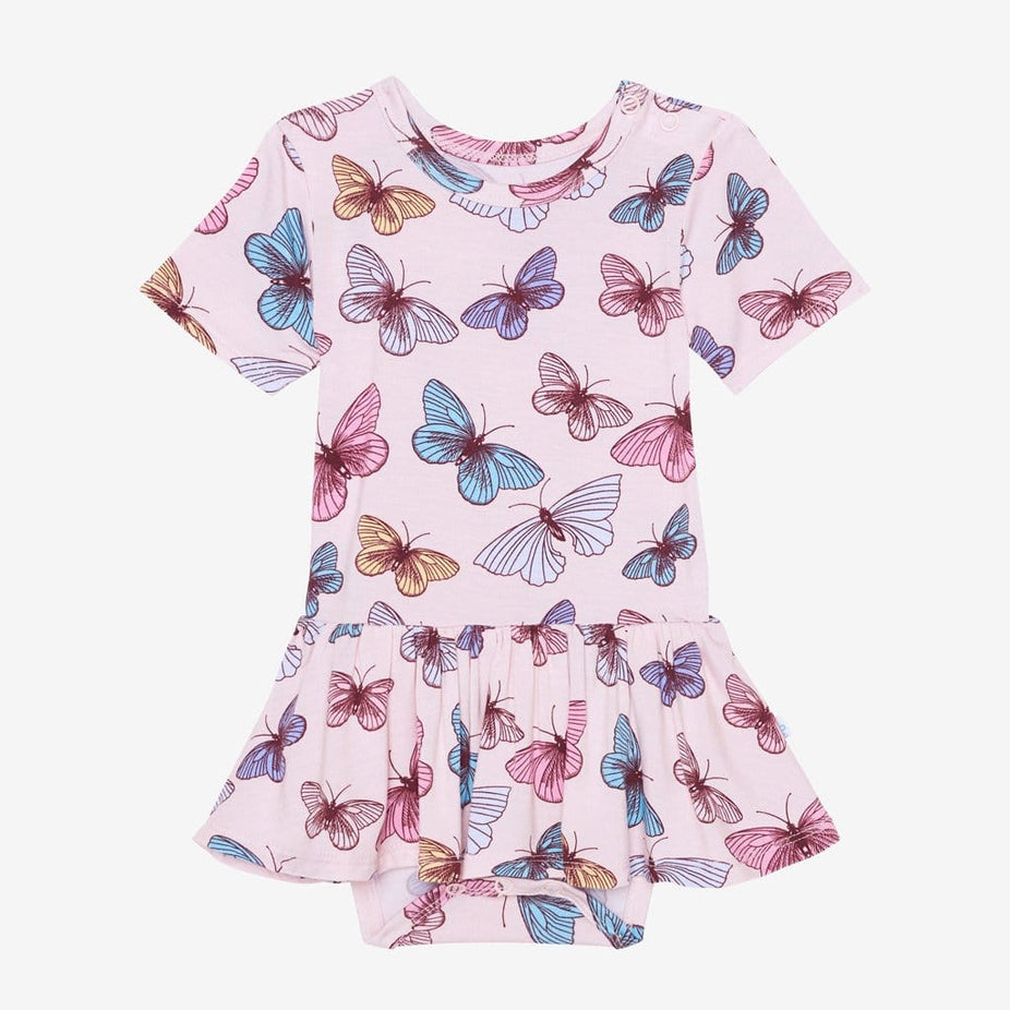 Nora short sleeve twirl skirt bodysuit