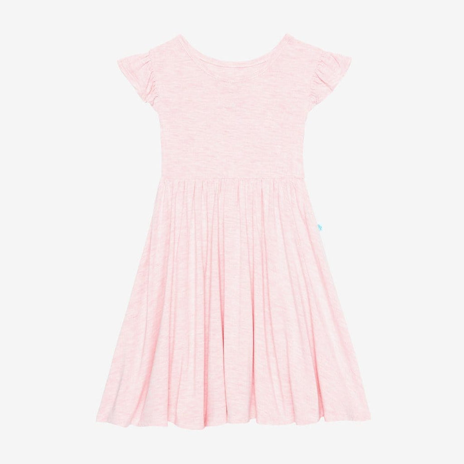 Pink Heather Twirl Dress