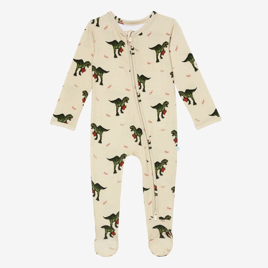 Rex Footie Zippered One Piece