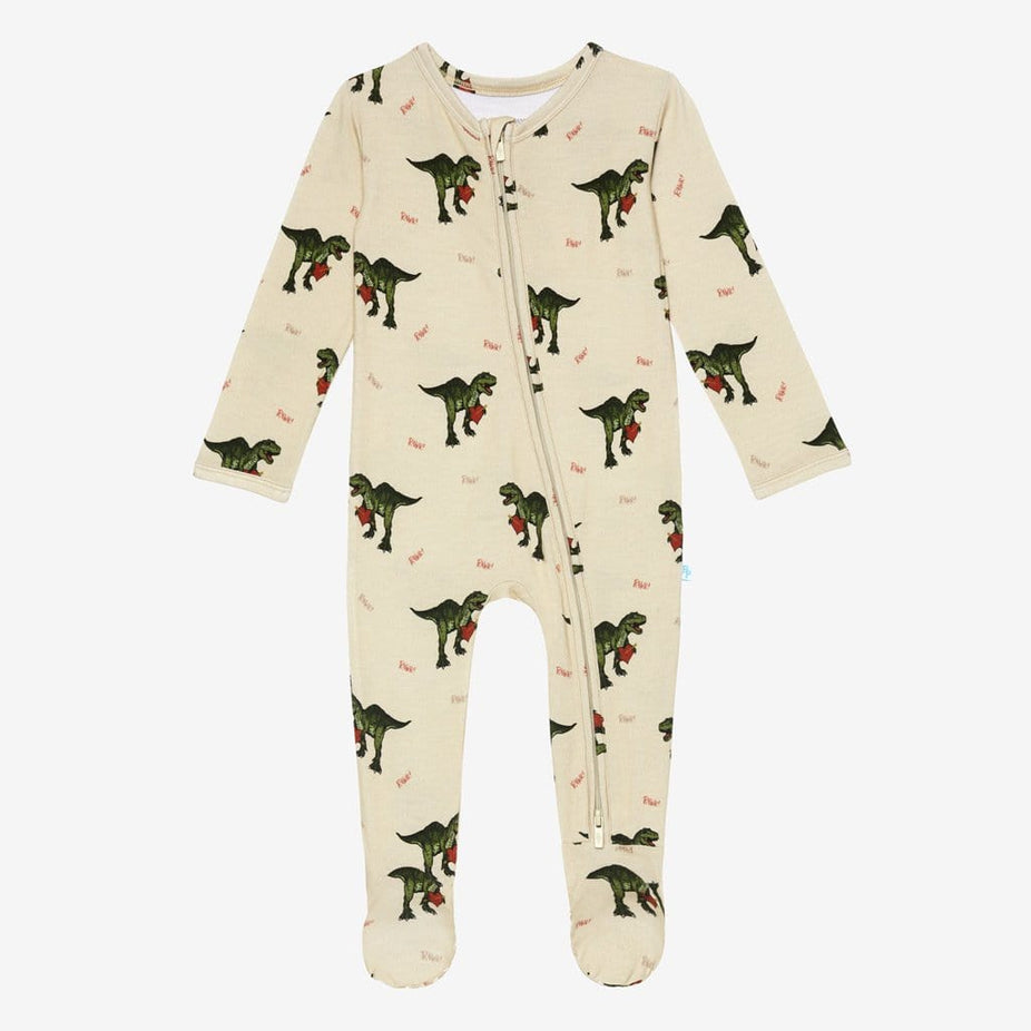 Rex Footie Zippered One Piece