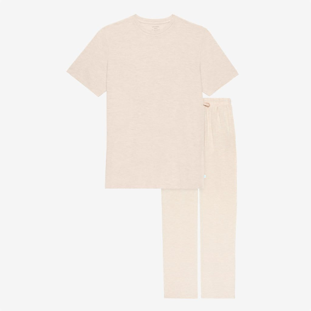 Tan Heather Men's Short Sleeve Loungewear