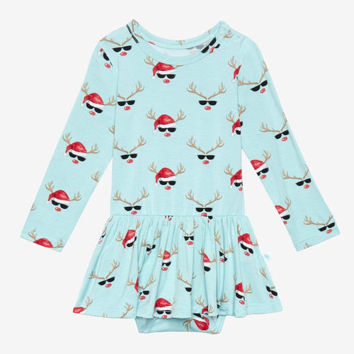 Rudy Long Sleeve Twirl Skirt Bodysuit