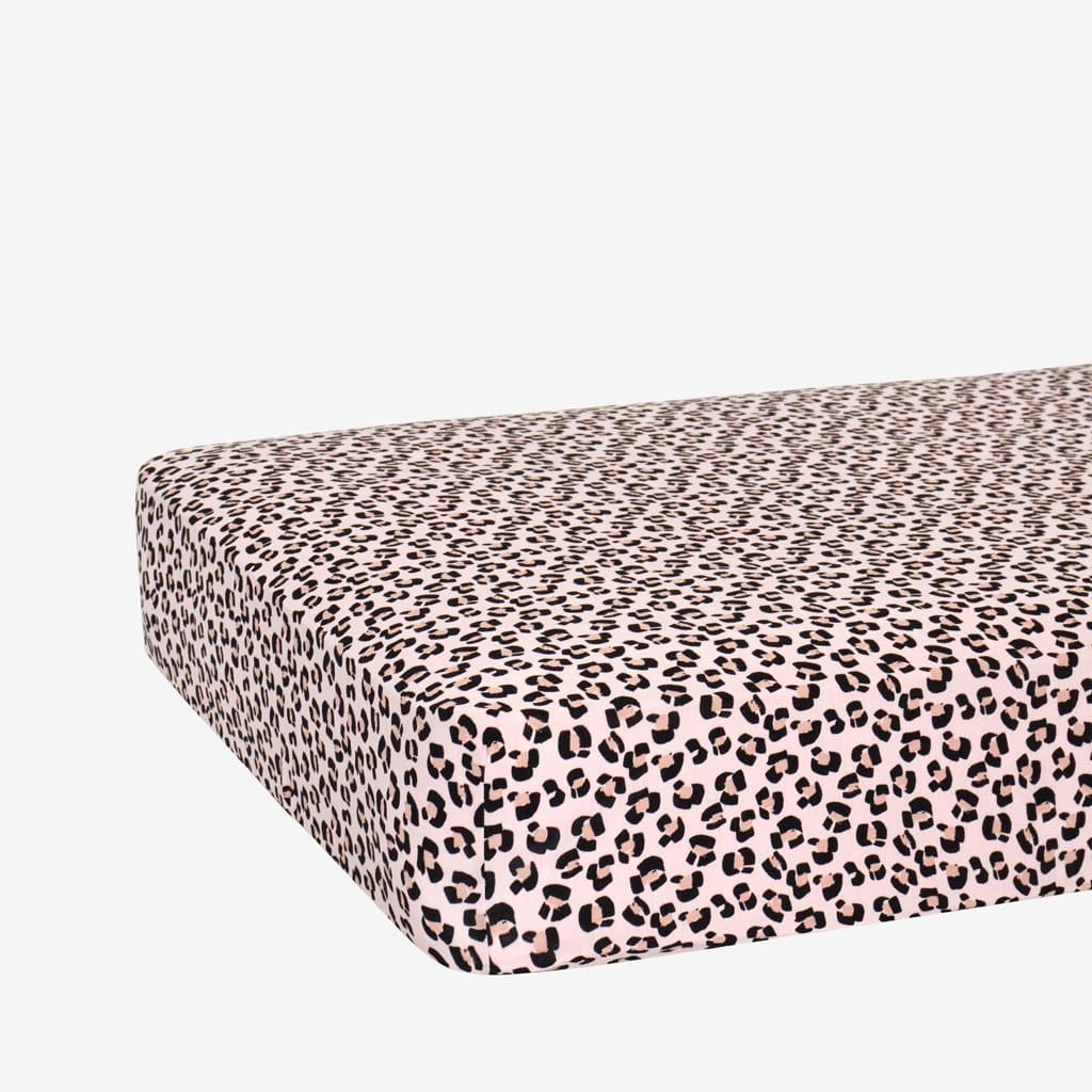 Samara Crib Sheet with jaguar pattern