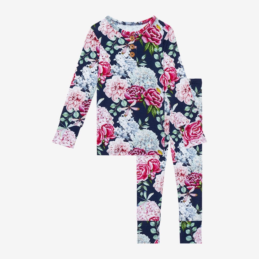 Hayley Long Sleeve Henley Pajamas