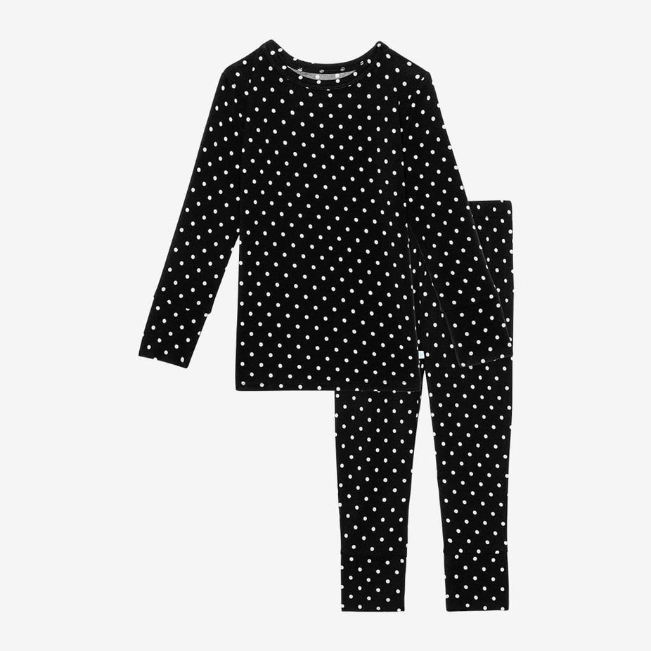 Lilly Long Sleeve Pajamas with polka dots pattern