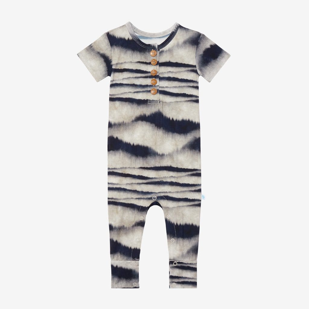 Rowan Short Sleeve Henley Romper