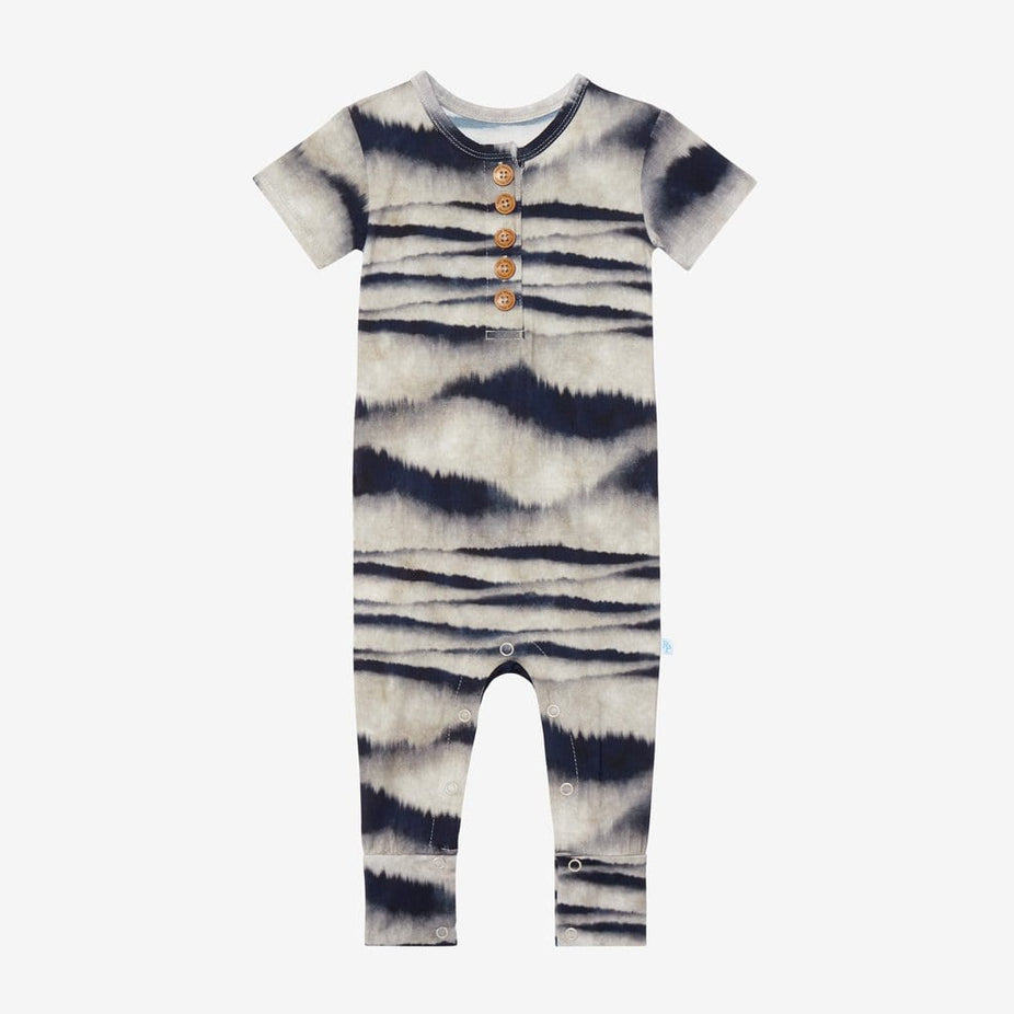 Rowan Short Sleeve Henley Romper