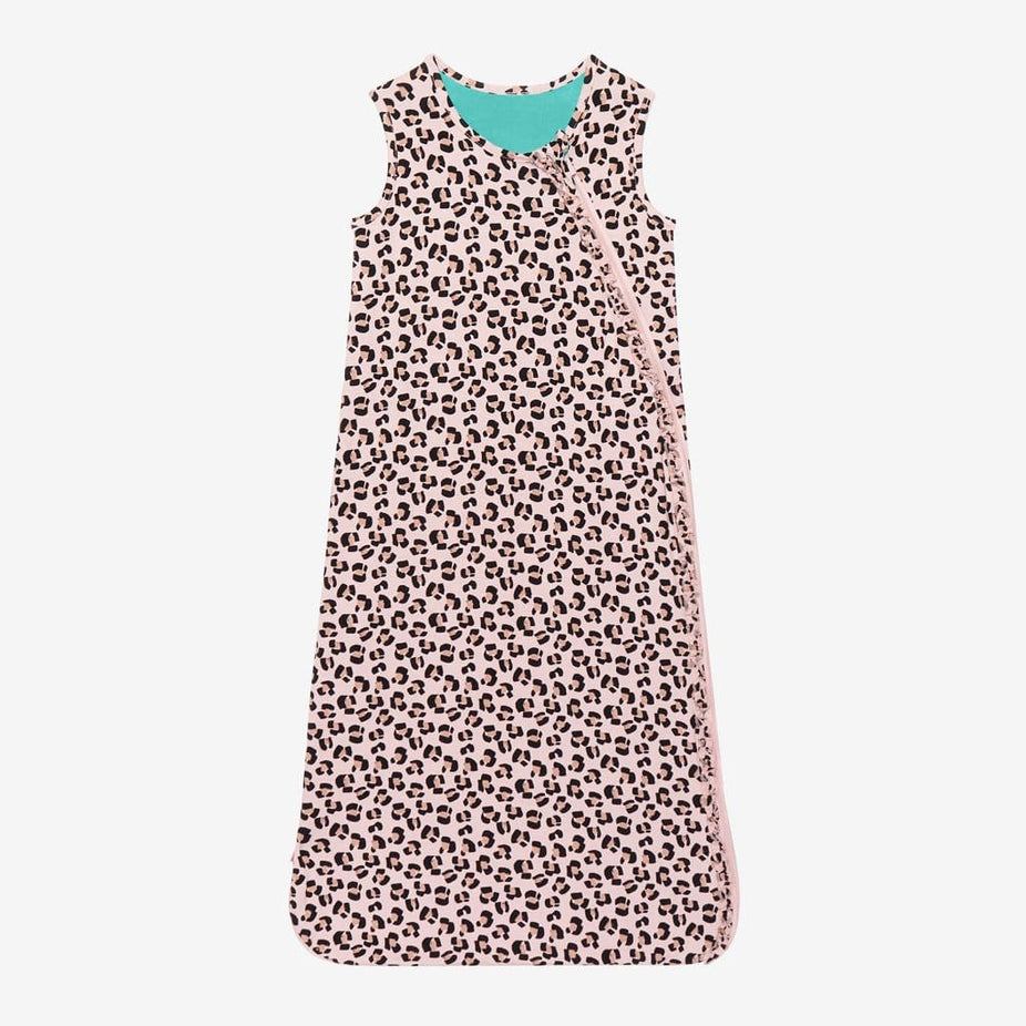 Samara Sleeveless Ruffled Sleep Bag 2.5 Tog with jaguar pattern