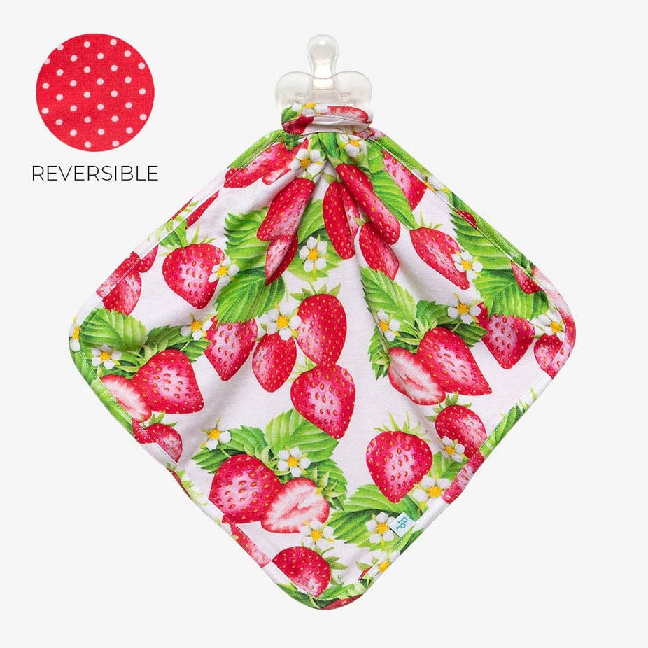 Callie & Strawberry Red Polka Dot Lovey