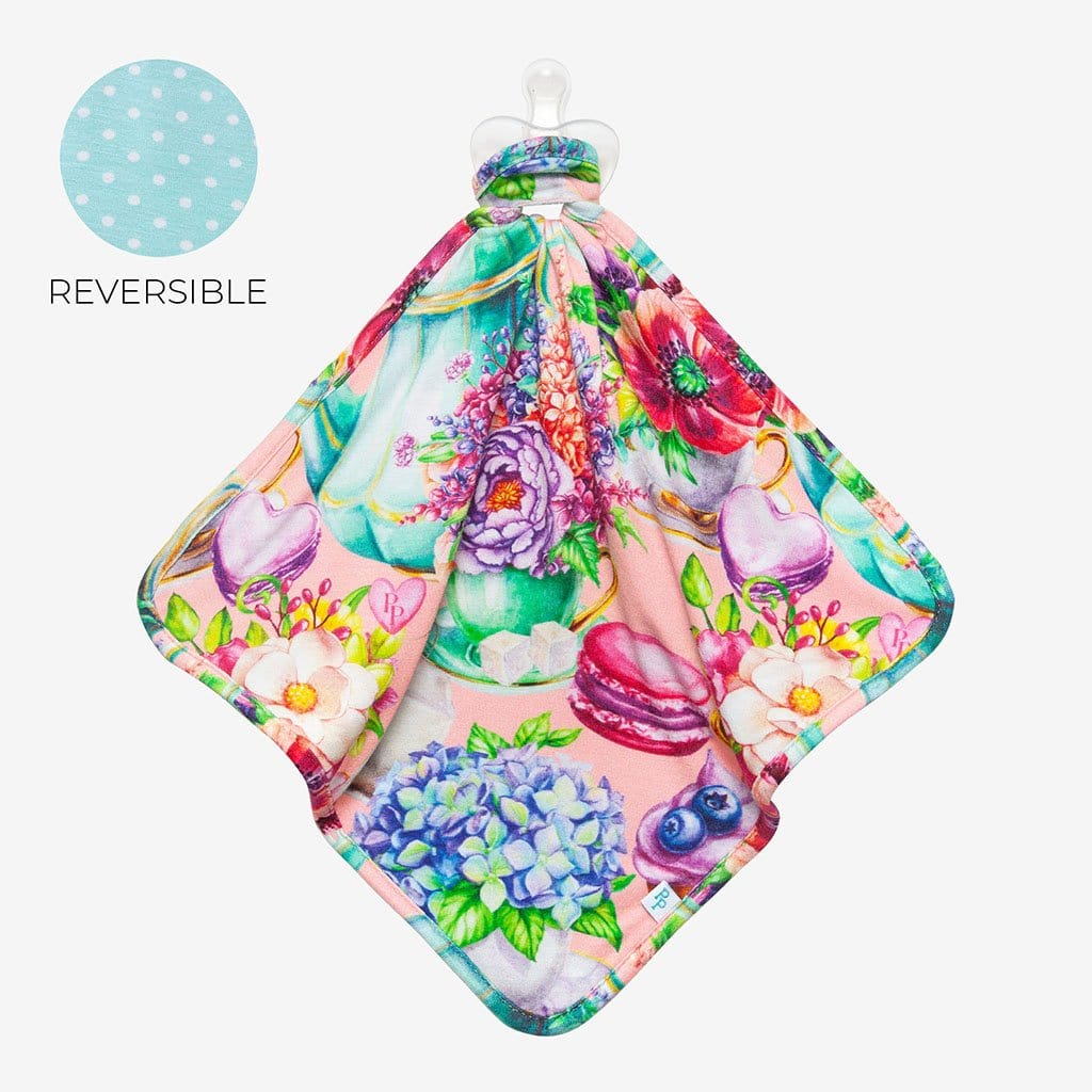 Elizabeth & Robins Egg Polka Dot Lovey