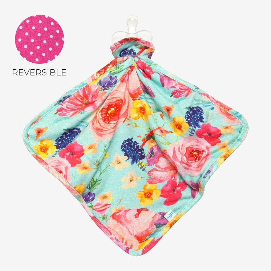 Olivia Mae & Summer Fuchsia Polka Dot Lovey