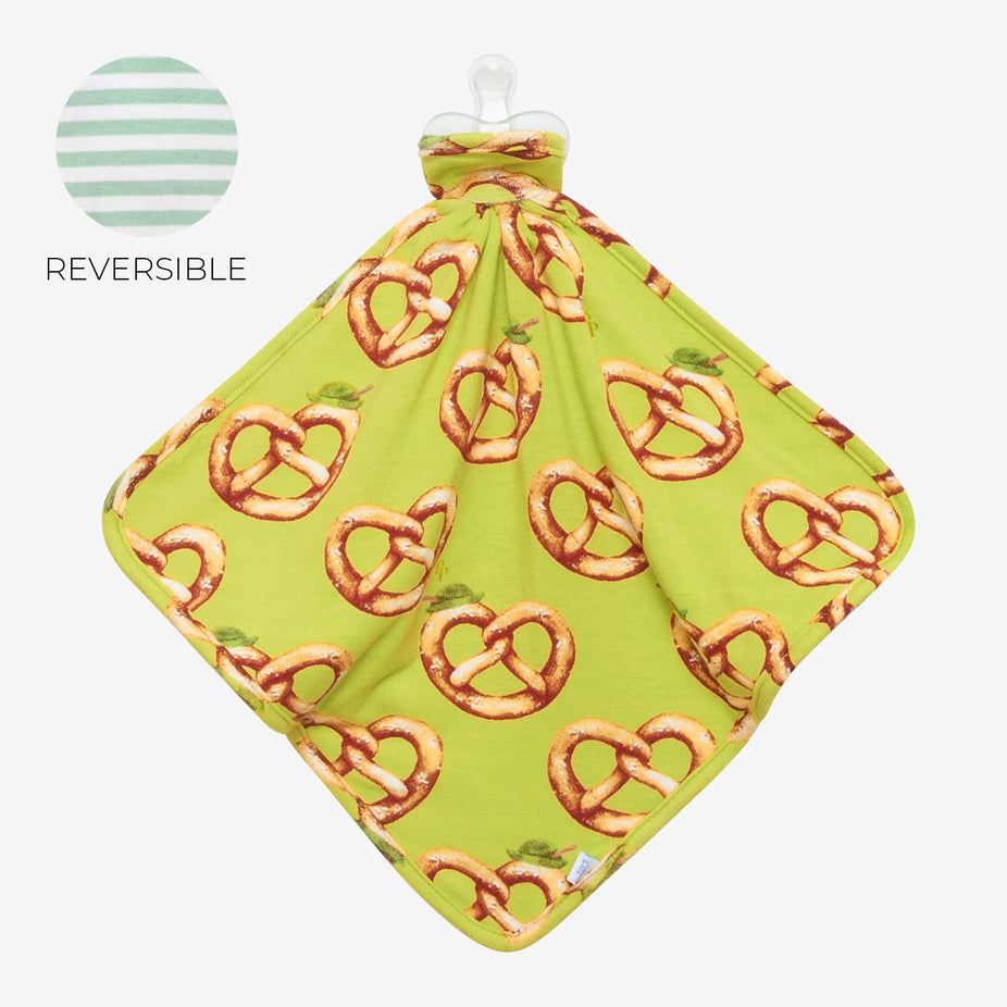 Pretzel & Green Stripe Lovey