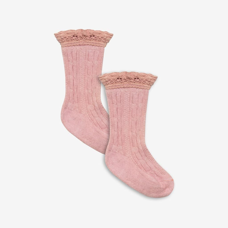 Dusty Rose Gwen Socks