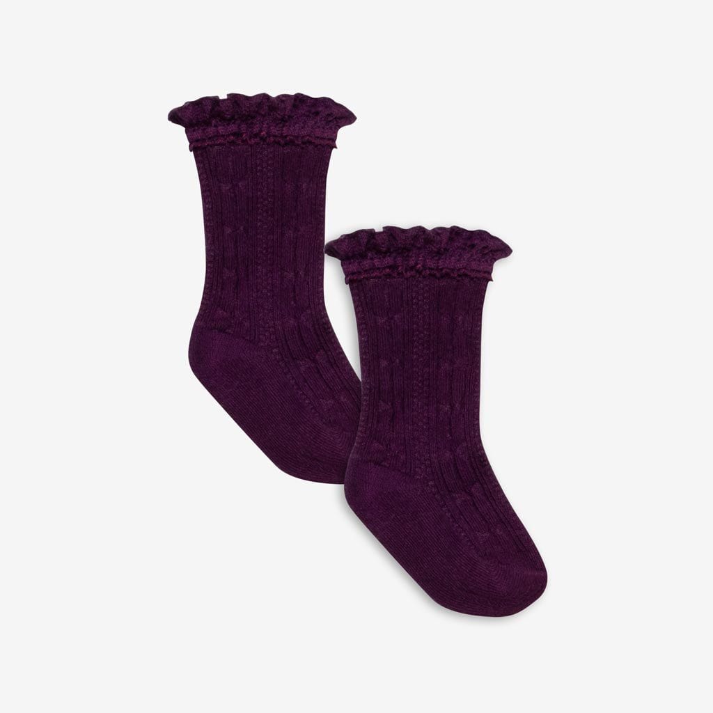 Eggplant Gwen Socks