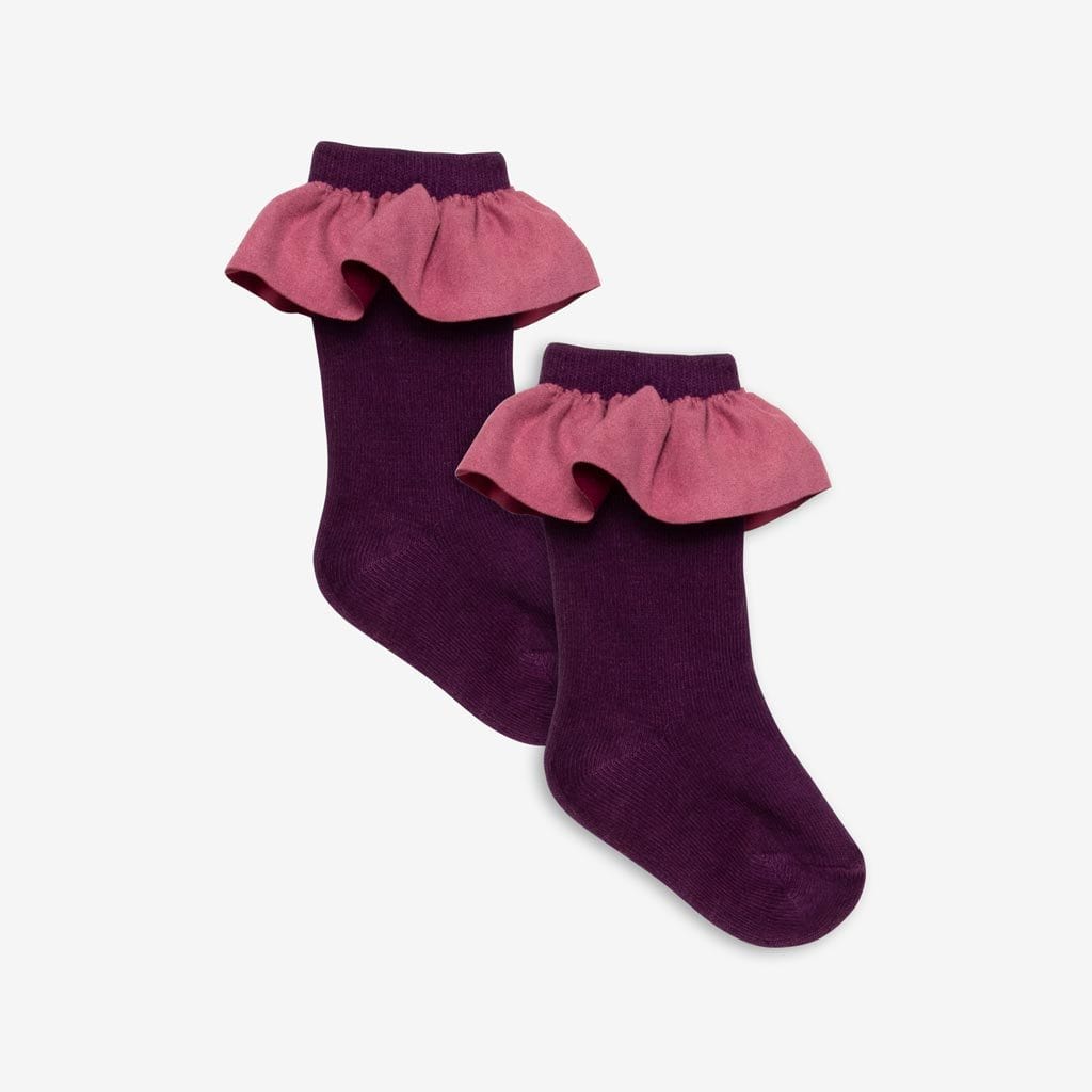 Eggplant Juliet Socks