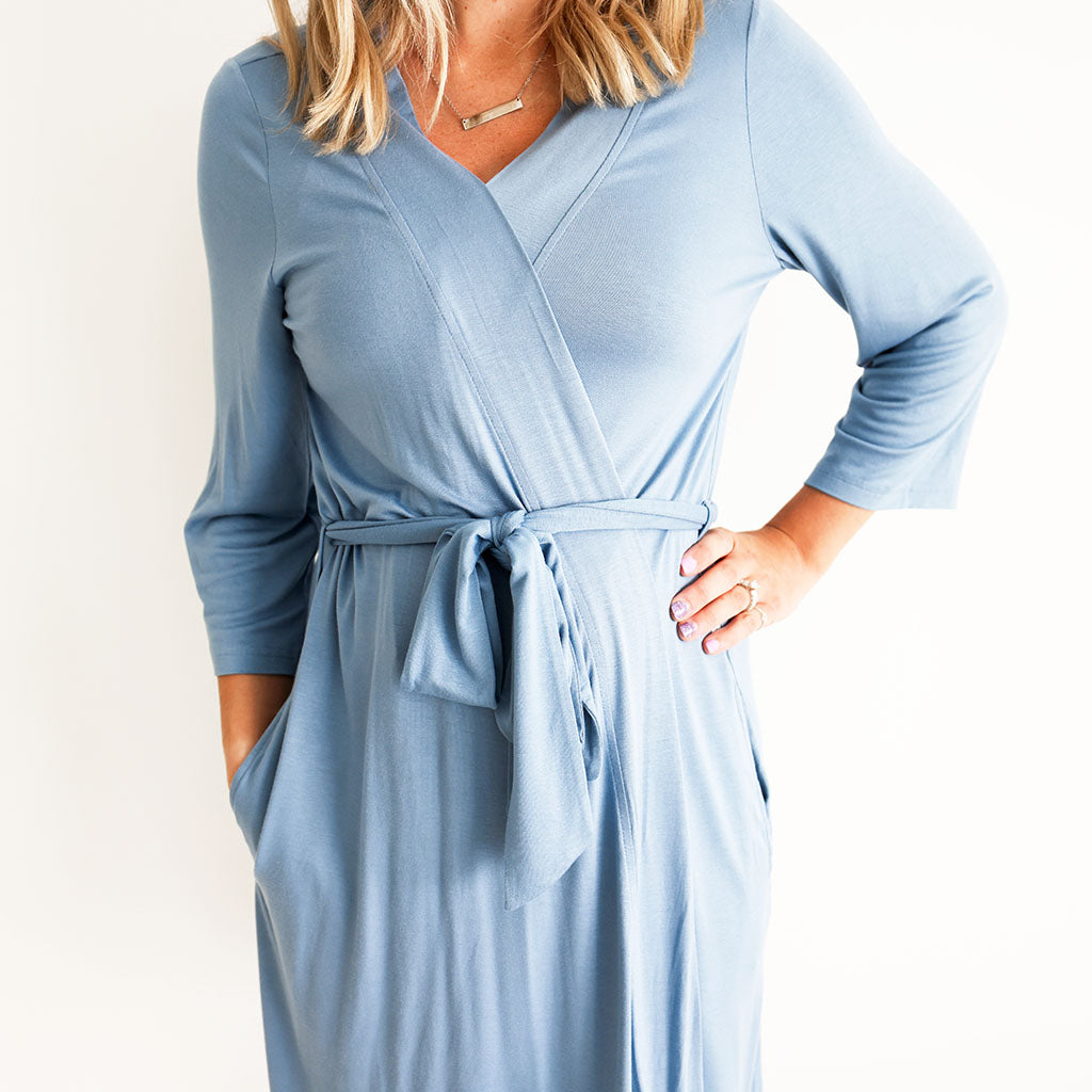 Denim Blue Robe