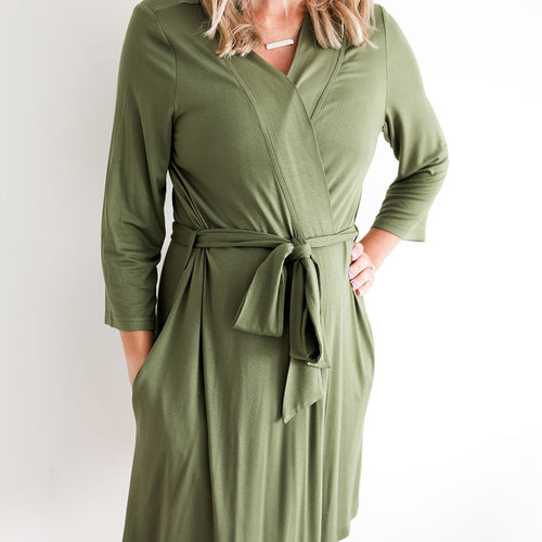 Olive Green Robe