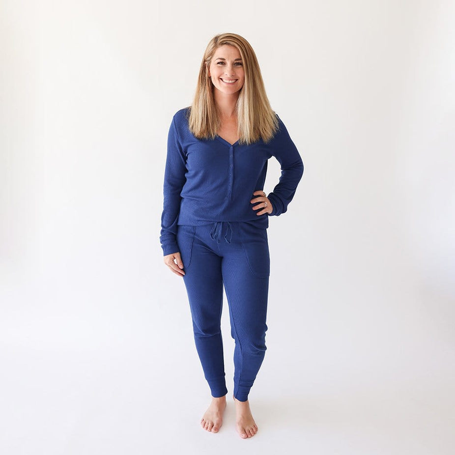 Agate Waffle Women's Long Sleeve Loungewear