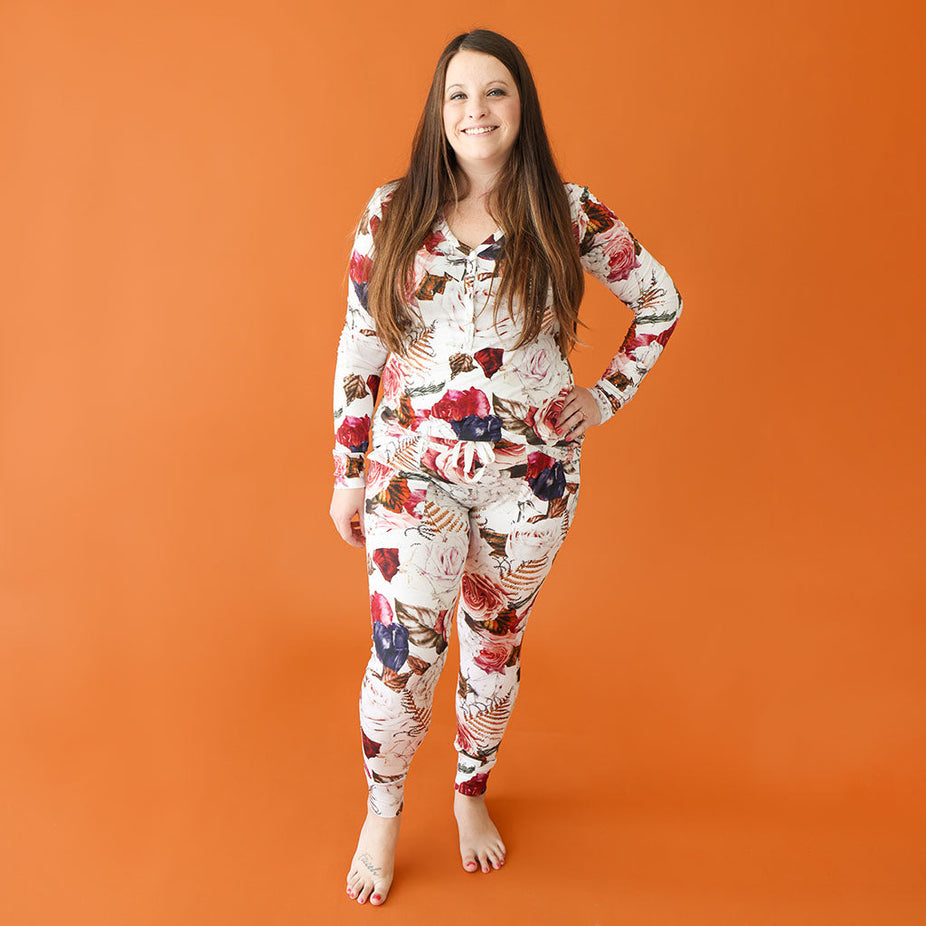 Black Rose Women's Long Sleeve Loungewear