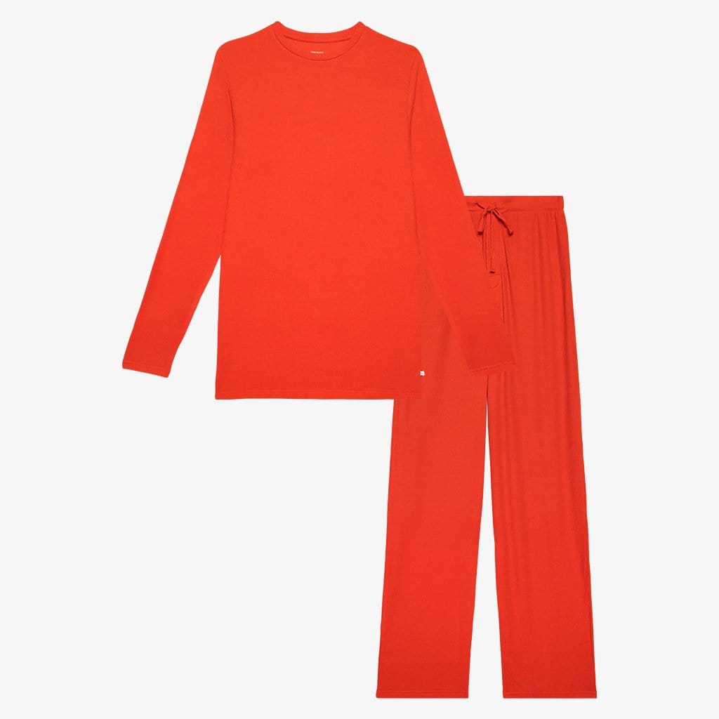 Persimmon Waffle Men's Long Sleeve Loungewear