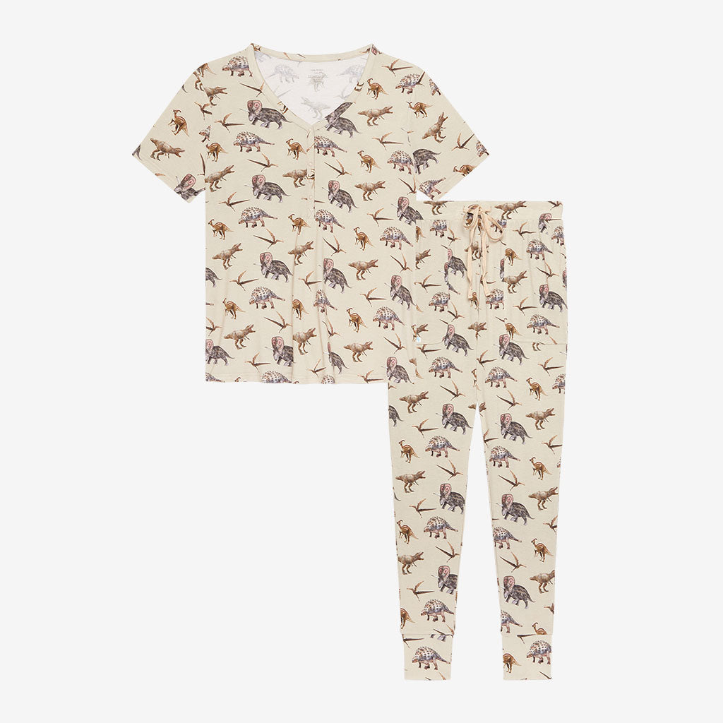 Vintage Dino Women's Short Sleeve Loungewear