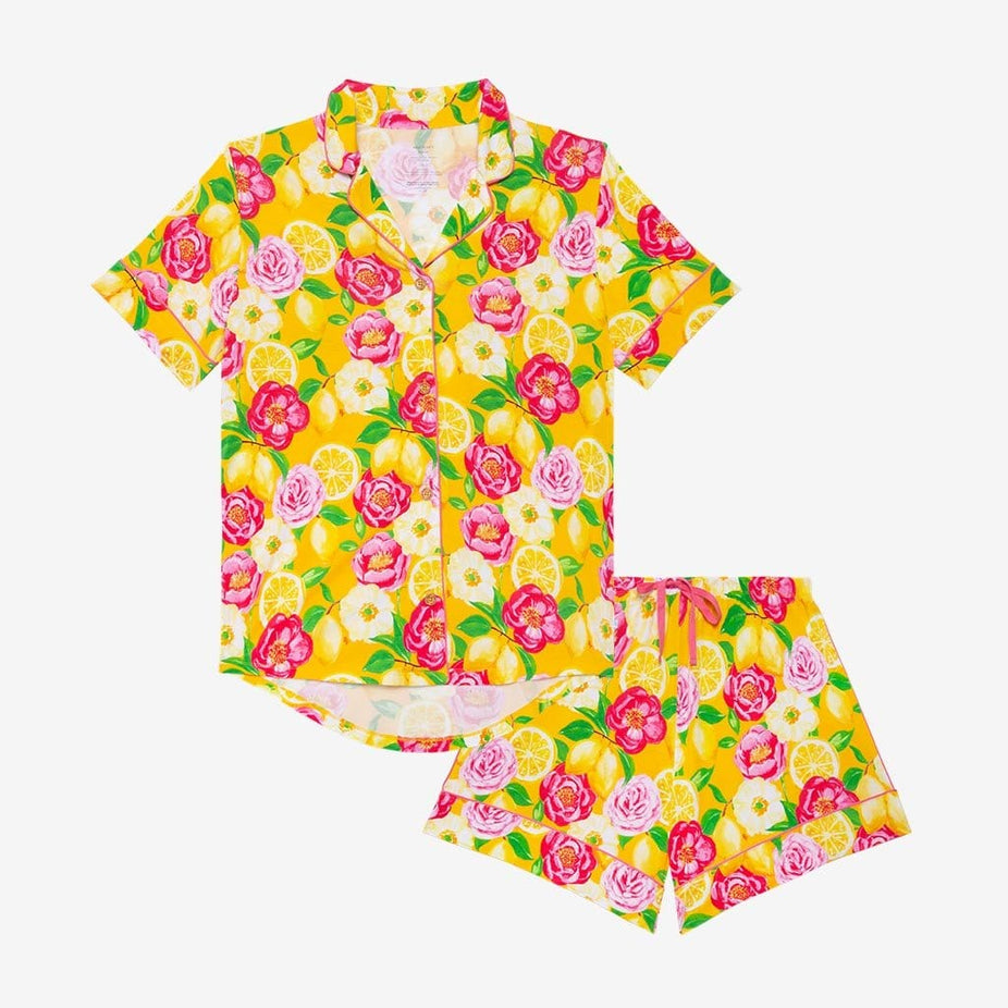 Annika Women's Short Luxe Loungewear in floral print