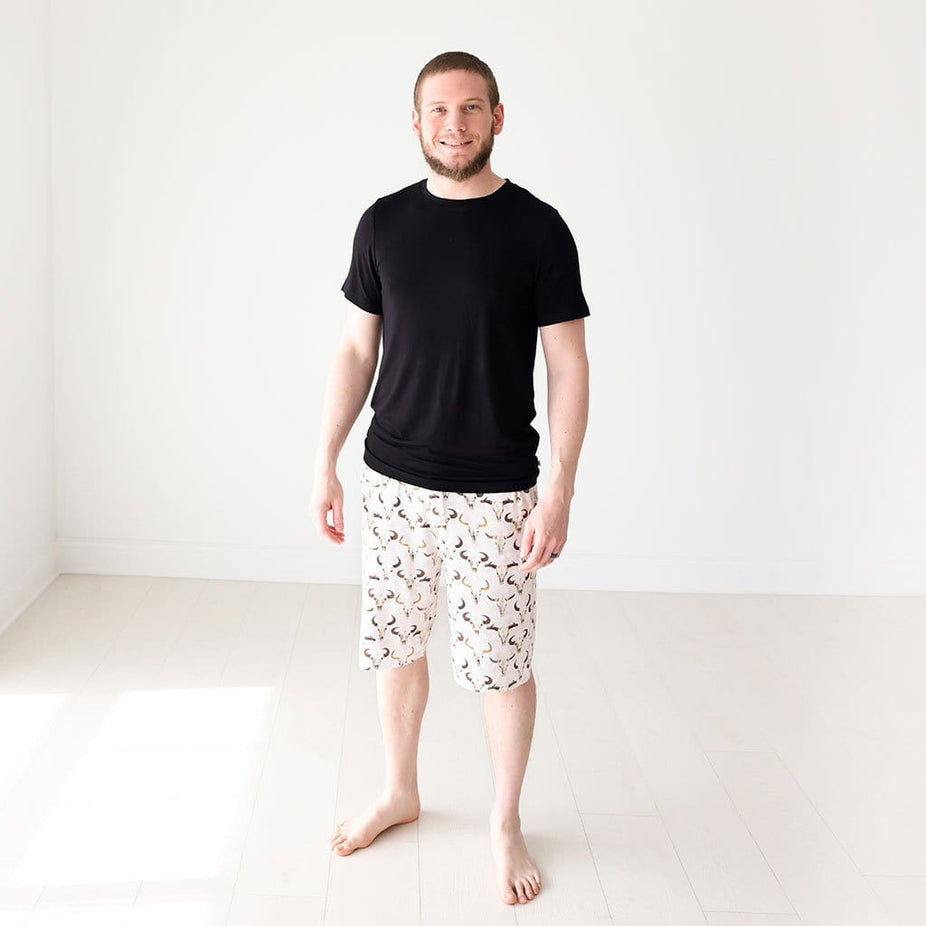 Daddy wearing Austin Men's Short Loungewear