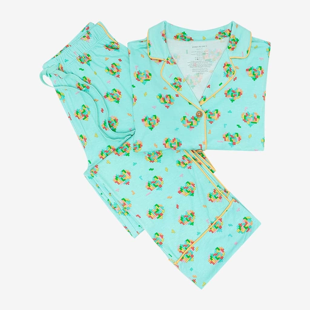 Pixel Hearts Women's Luxe Pajama Set