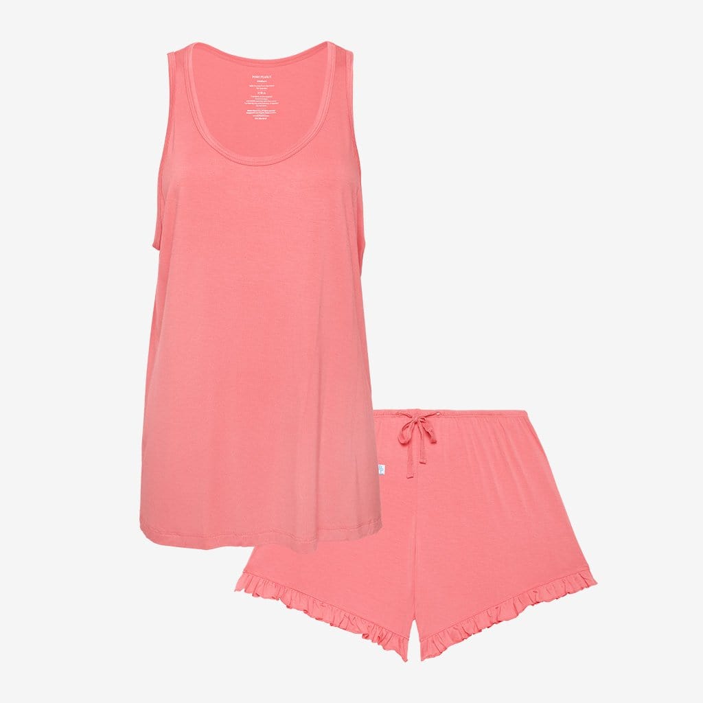 Blush Rose Women's Sleeveless Short Loungewear
