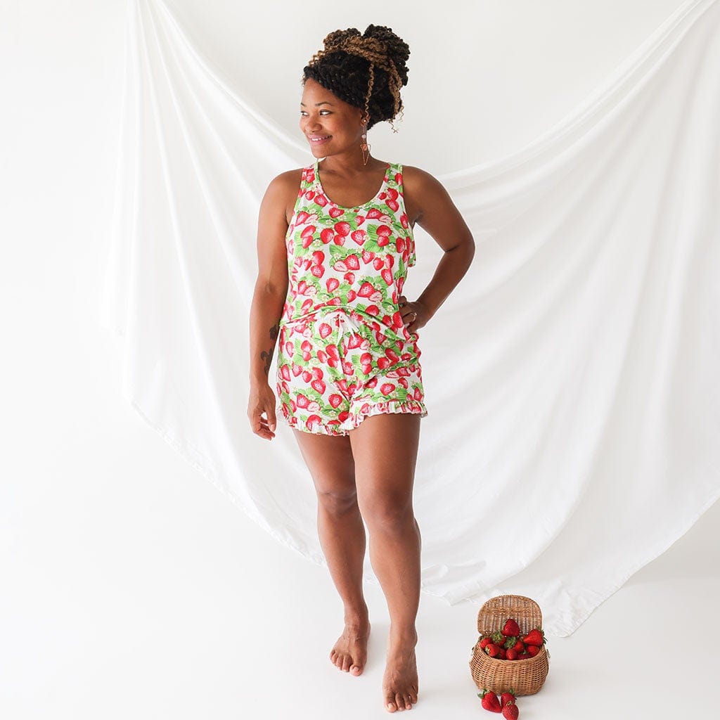 Callie Women's Tank Ruffled Short Set
