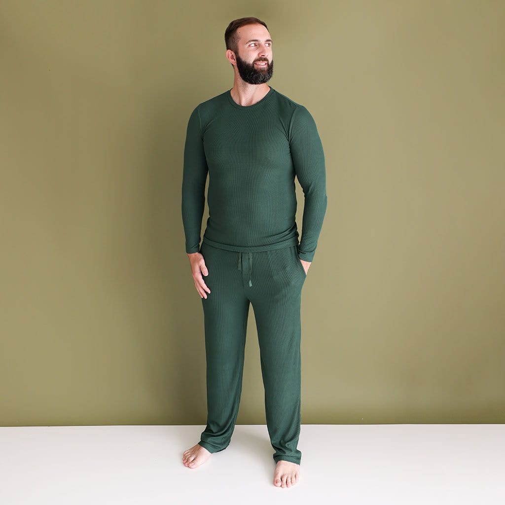 Pine Waffle Men's Long Sleeve Loungewear