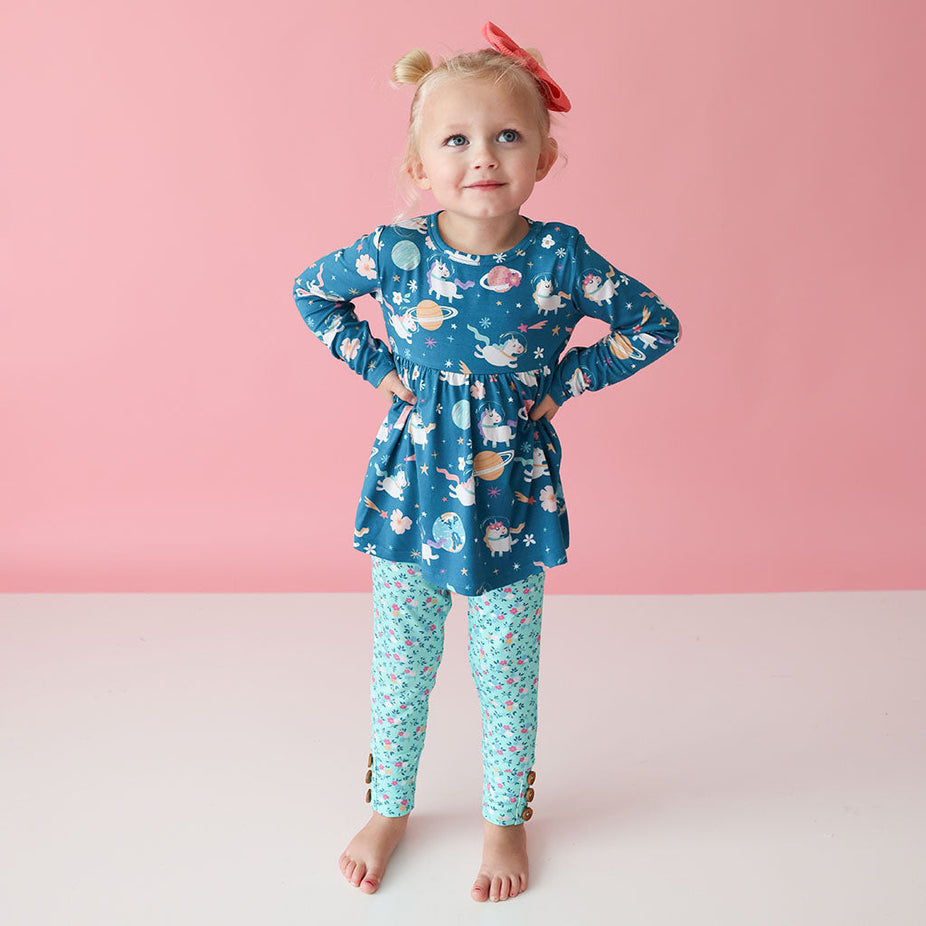 Nella Long Sleeve Peplum Legging Set