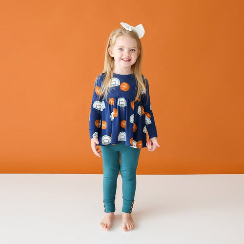 Swish Long Sleeve Peplum Legging Set