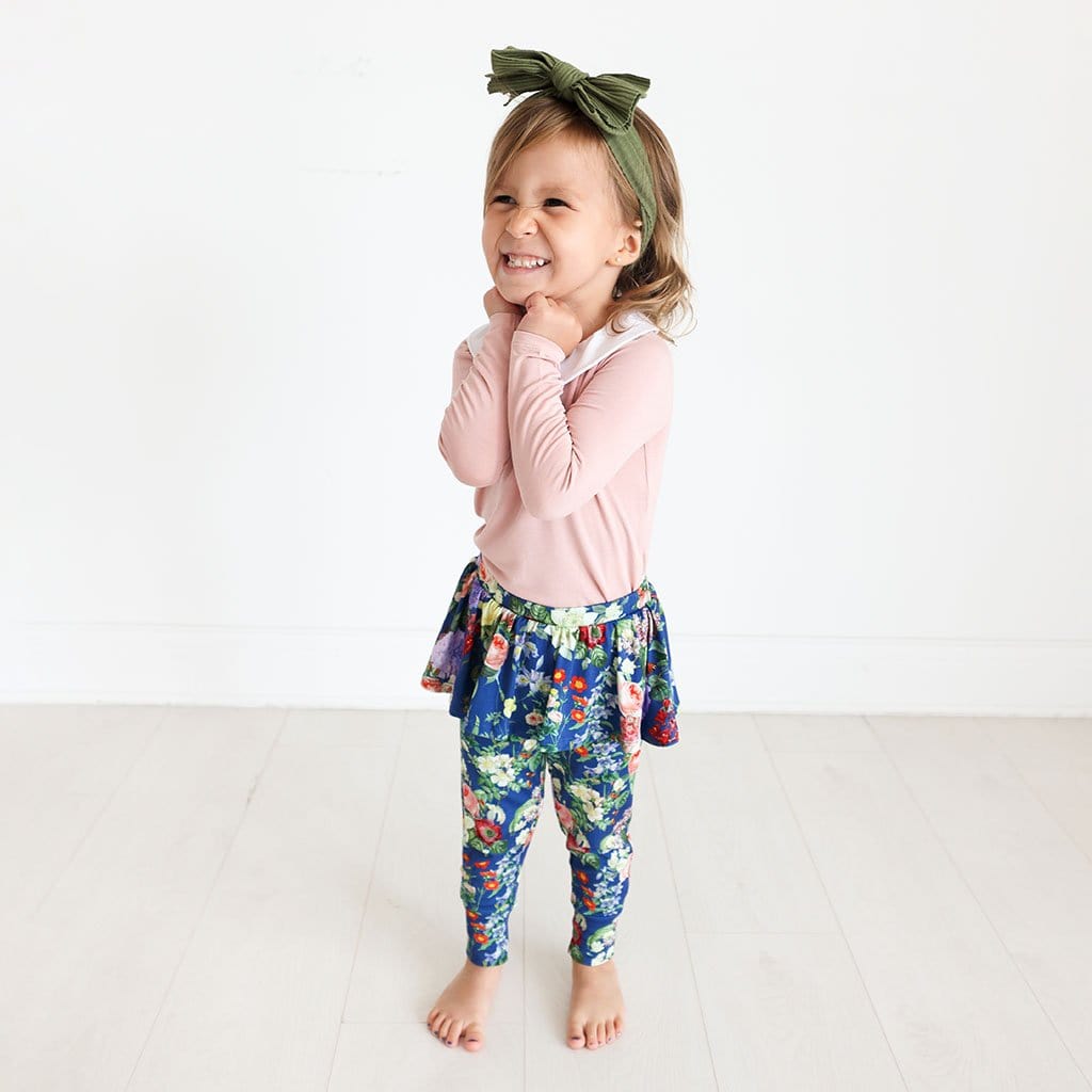 Carmen Long Sleeve Collared Top Skirted Legging Set