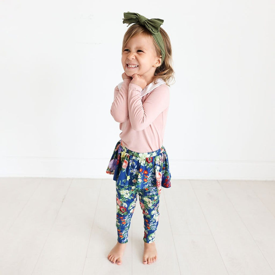 Carmen Long Sleeve Collared Top Skirted Legging Set
