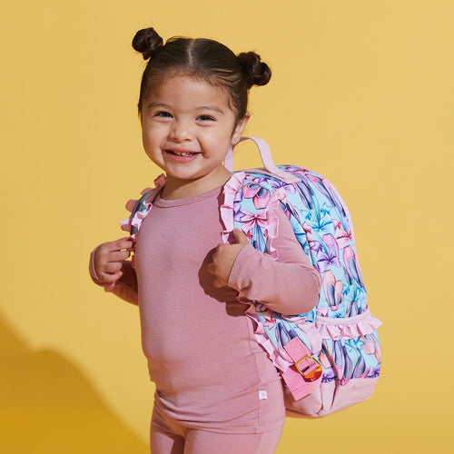 Kid on Irina Ruffled Backpack