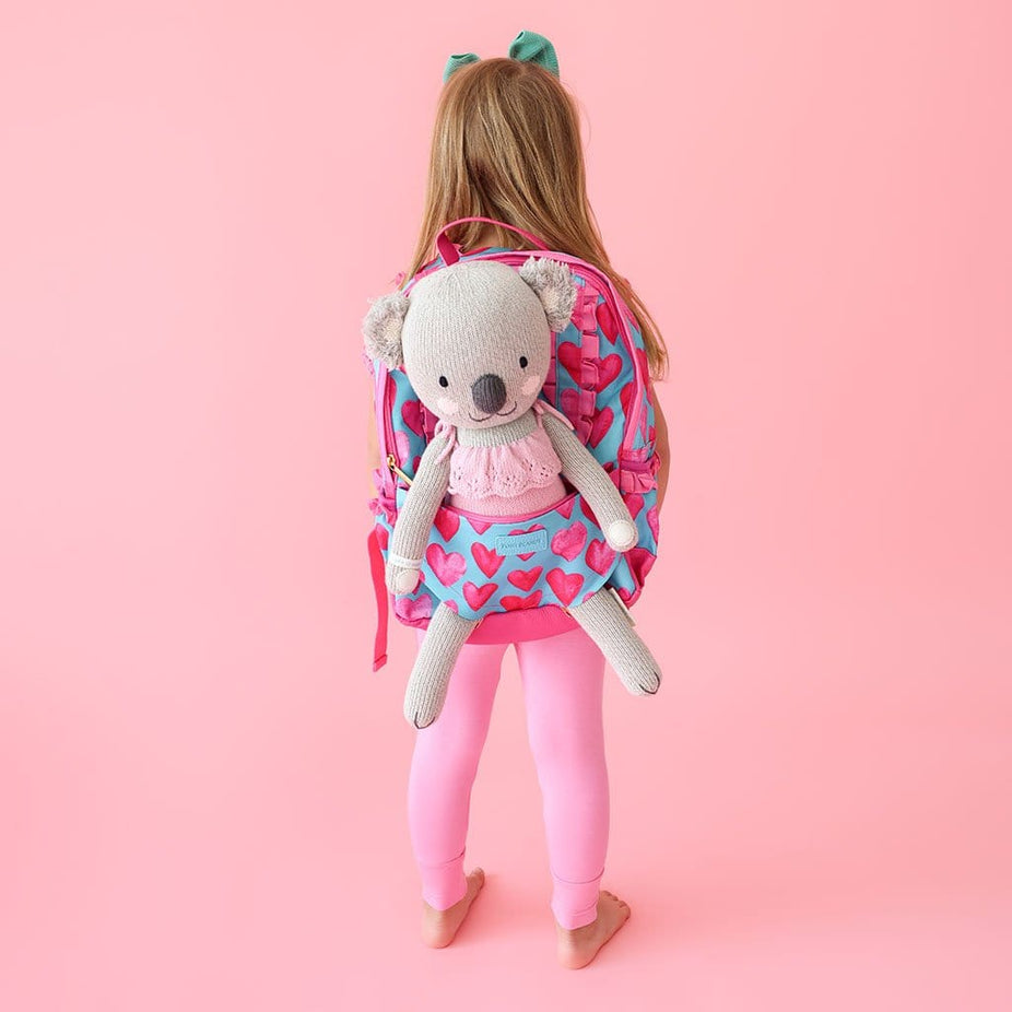 Queen of Hearts Ruffled Backpack