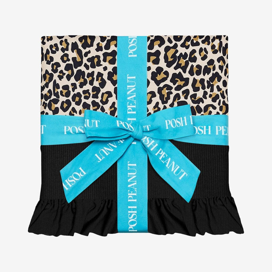 Lana Leopard Tan & Black Ribbed Ruffled Luxe Patoo™