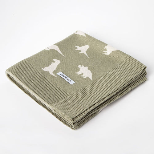 Poshosaurus Jacquard Blanket